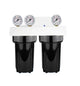 10" Large Diameter - 2 Stage Housing 1" BSP Ports - Ready Assembled