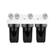 10" Large Diameter - 3 Stage Housing 1" BSP Ports - Ready Assembled