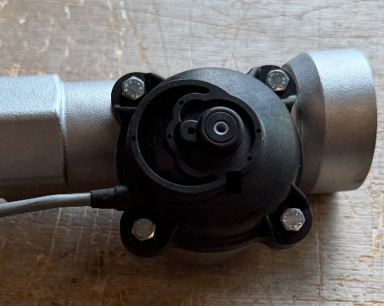 Fleck 9500 - 40m3  New Design - Dual Meter assembly Stainless Steel 1.5" Fleck 29097