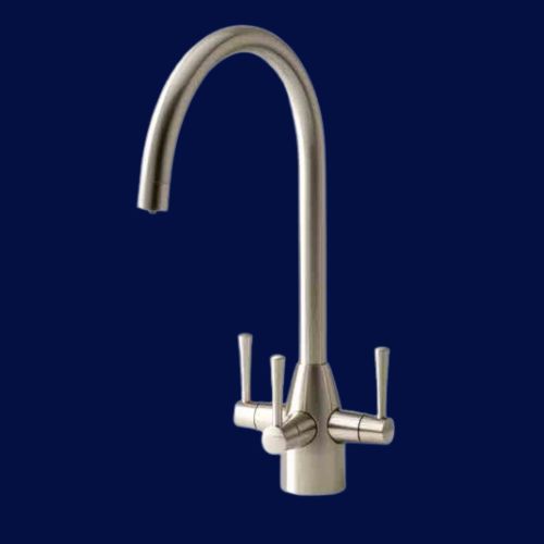 APL Brushed Steel Tri Flow Tap