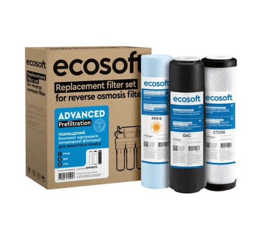 Ecosoft Advanced - Pack of 3 Replacement filters (RObust Mini, RObust 1500