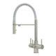 Aquila 3-Way Brushed Steel Filter Tap with QC100 Filter system -  Acquapuro Traditional Design