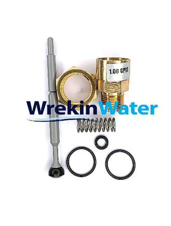 compare product 18056-1 - Fleck 9500/1600 Brine Valve repair kit - 1 GPM