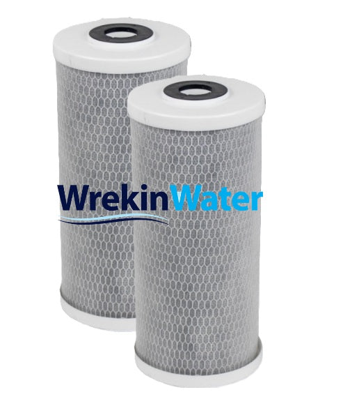 CB10BB - 4.5in x 10in Wrekin Water  Jumbo High Flow Coconut Shell Carbon Block 5 Micron