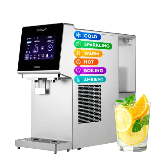 Ecosoft Spark Smart | The All-in-One Countertop RO with Sparkling, Hot & Cold Water
