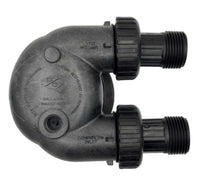 Clack 1191 head In/Out Head Only with 3/4in BSPM Tails - Comes with Top Screen