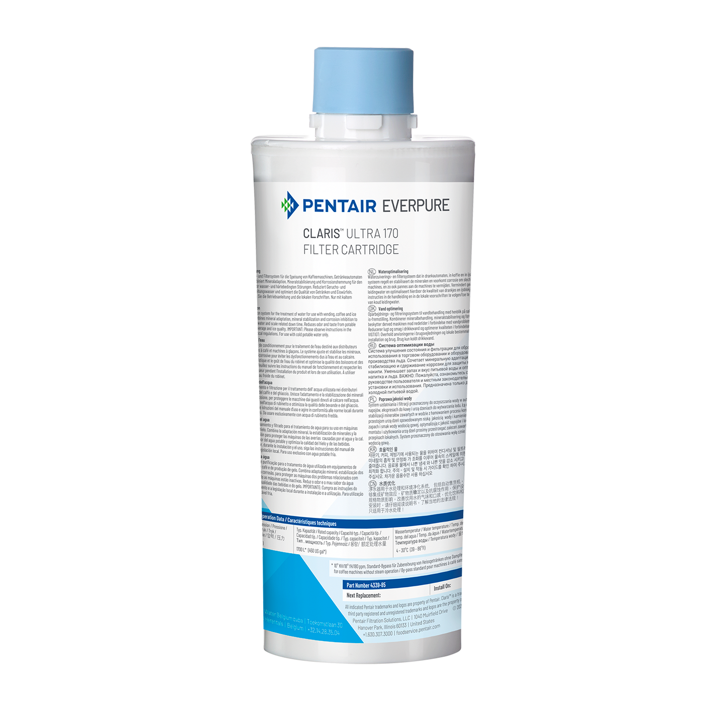 Everpure Claris ULTRA Replacement Cartridge EV4339-85, EV4339-80, EV4339-81, EV4339-82, EV4339-83, EV4339-84 - WrekinWater