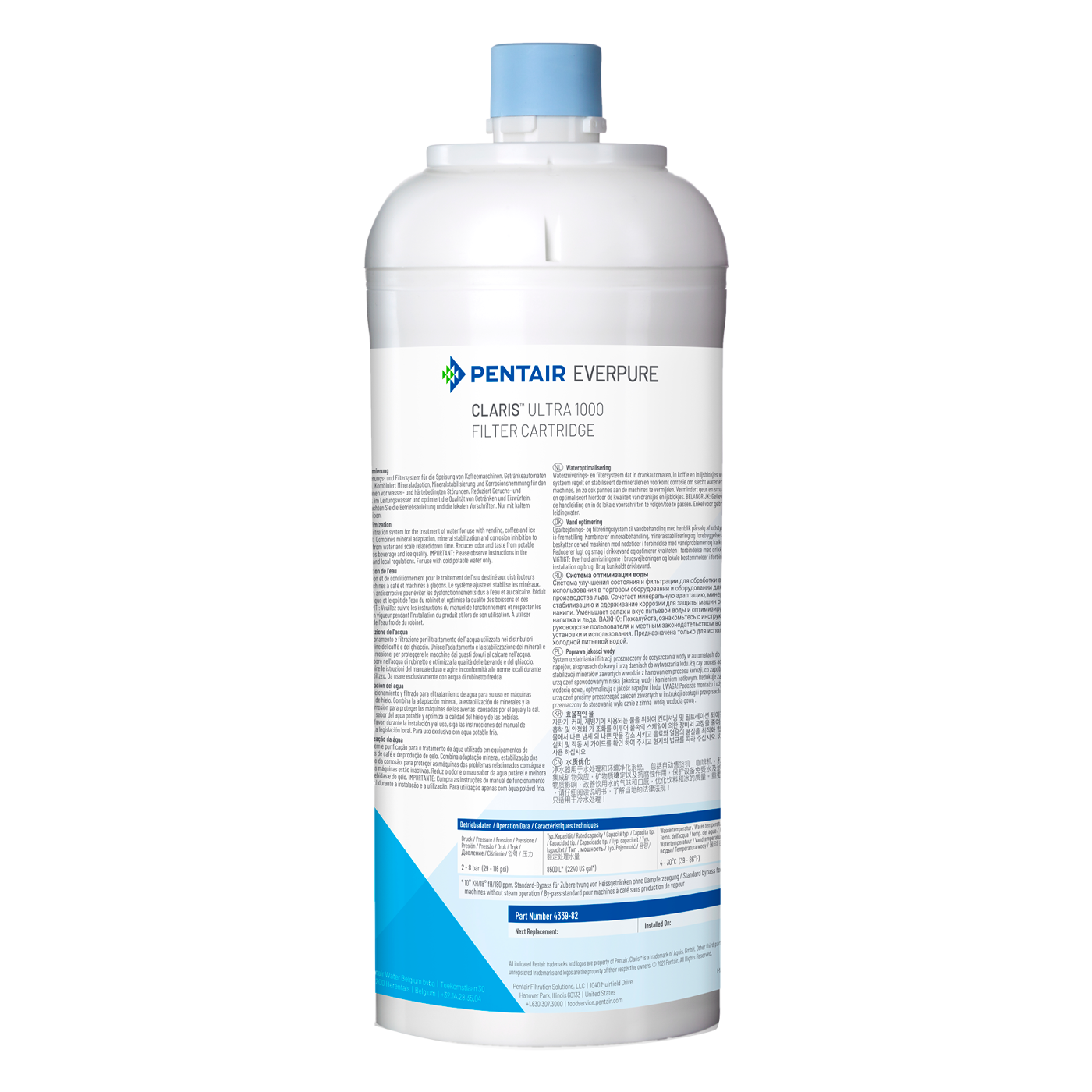 Everpure Claris ULTRA Replacement Cartridge EV4339-85, EV4339-80, EV4339-81, EV4339-82, EV4339-83, EV4339-84 - WrekinWater