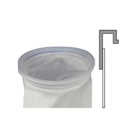 Size 2 - EBSP - Flanged Neck - Polypropylene Economic Felt Bag 7"x32" - Single Layer