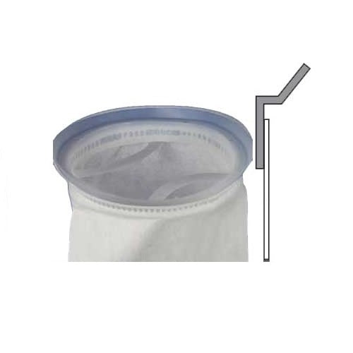 Size 2 - EBPN - Nylon Mesh with Premier Flared Neck - Economic Nylon Bag 7"x 32" - Single Layer