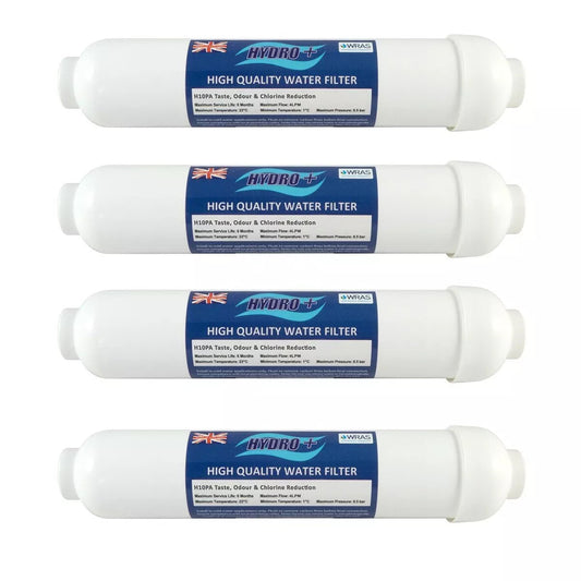 H10PA Hydro + GAC Inline Filter with 1/4in Push Fit Connections