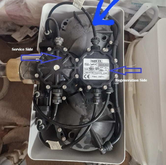 G2345 - H25 Twin Tank - Regeneration Meter assembly