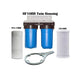 Wrekin Water HF10BB Duplex Sediment and CB10BB High Flow Whole House Filter