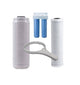 Wrekin Water HF20BB Duplex Scale Control PP20BB Polyphosphate and CB20BB - High Flow Carbon Block - Whole House Filter