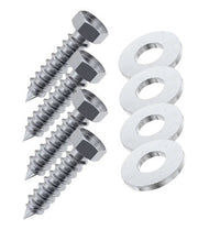 0932 Stainless Steel Screw Pack for HF10BB and HF20BB Wrekin Housing Brackets (Pack = 4 Screws + 4 Washers)