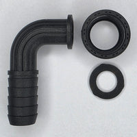 P154HF Hose Connector Elbow  3/4 BSPF with Washer - for 19mm Bore High Flow Hose