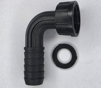 P154HF Hose Connector Elbow  3/4 BSPF with Washer - for 19mm Bore High Flow Hose