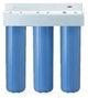 HF20BB-Triple - 20in Triple Large Diameter High Flow Housing with 1in BSP Ports
