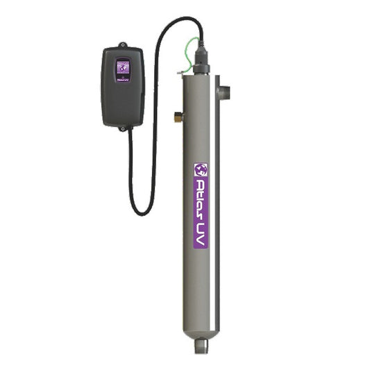 H151  - Atlas H151 UV System 151 L/min (9.1 m³/hr) 316 Stainless Steel 1.5" NPT & Luminor LBH5-402, Luminor LBH5-403