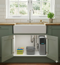 HE - Supersoft with 22mm Kit - Kinetico SuperSoft Twin Tank, Non-Electric Water Softener