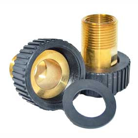 Autotrol 3023807 1" BSPT Brass Pipe Adapter Kit P4