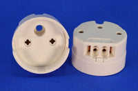 47900 - For G13 T8 Lamps - Push Fit Lamp Holder - No Leads - Pack of 2