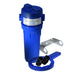 VIH10-BL 10in Water Filter Housing with 3 Way Valve in Head (With Bracket) Liff NDL2 and BWT NDL2 Deluxe Housings