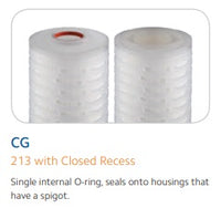 PPHP-1-10CGS : SPECTRUM Premier Pleat HE Polypropylene Filter 1µm 10" 213/Closed/Silicone 109826