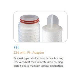compare product PPHP-3-40FHV : SPECTRUM Premier Pleat HE Polypropylene Filter 3µm 40