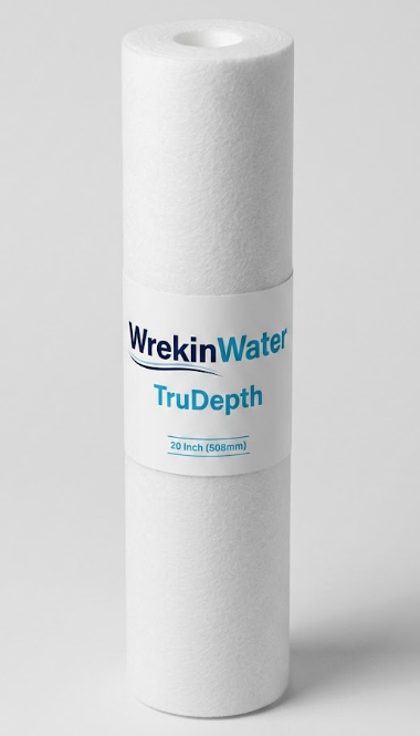 PS5-20BB 20in 5 micron TruDepth Poly Spun Large Diameter Sediment Filter - Wyckomar UV-1200 Compatible