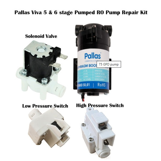 Pallas Viva Booster Pump Repair Kit - 75gpd