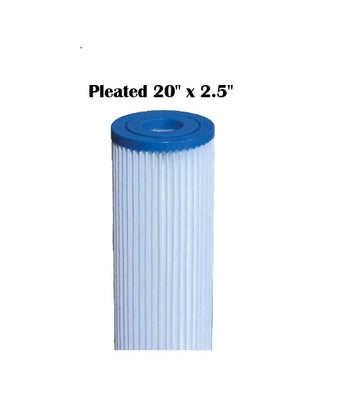compare product 20in x 2.5 Pleated Filter range