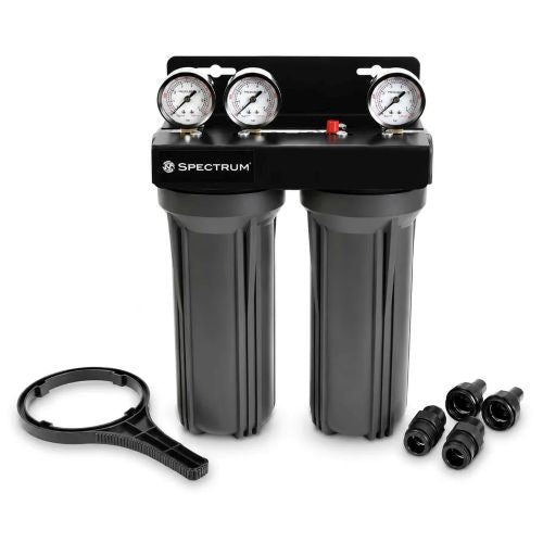 SFHS-2-10SD : SPECTRUM Aqualyze Double System Small Diameter 10" with Complete Adaptor Kit 110257