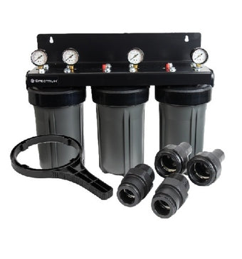 compare product SFHS-3-10LD : SPECTRUM Aqualyze Triple System Black Large Diameter 10