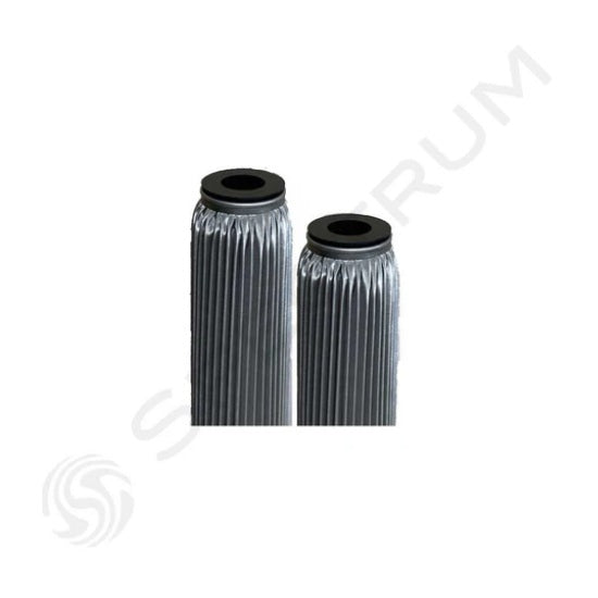 SPS-100-20-B : SPECTRUM INOX Stainless Steel Filter 100µm 20" DOE/Buna Gaskets 102428