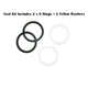 USK 15/30/55/75 ECO Series Quarts Sleeve O Ring and Teflon Washer Set