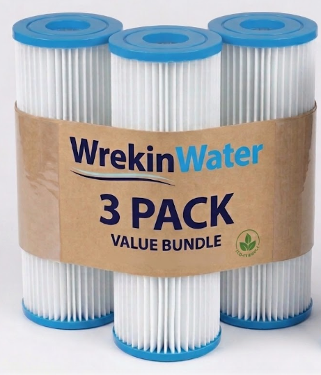 PL0.5 - 93/4in, 0.5 micron Polyester Pleated Sediment Filters