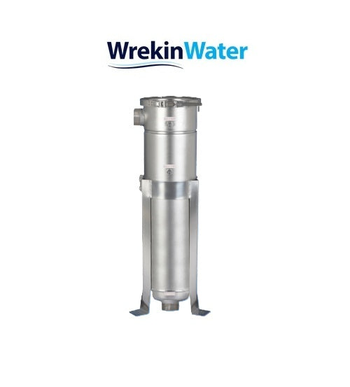 Size 4 - 150 Lpm : Wrekin Water INOX CORE Bag Housing Stainless Steel 1.5" BSPT-M