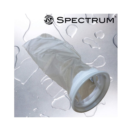 Size 3 - EBSN - Nylon mesh with Standard Flanged Neck- Economic  Bag 4"x9" - Single Layer