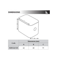 SUV-S-2-1/4 : SPECTRUM Sabre LED UV Disinfection System, 2 LPM, 1/4" QC