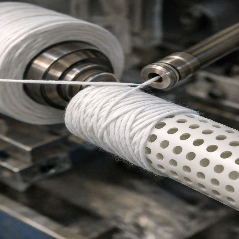 String_wound_Filter_being_made