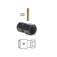 CM3210U7E - Tap Adaptor 7/16 UNS thread x p/f for 10mm tube BLACK Metric