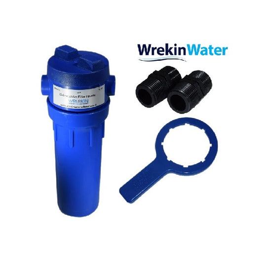 VIH10-BL 10in Water Filter Housing with 3 Way Valve in Head (No Bracket) Liff NDL2 and BWT NDL2 Deluxe Housings
