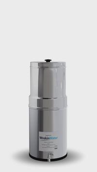 Gravity Water Filter 8L Stainless Steel System With Fluoride Reduction Water Filters WSSD-FL