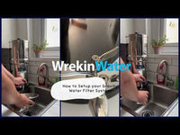 Gravity Water Filter 8L Stainless Steel System With Fluoride Reduction Water Filters WSSD-FL