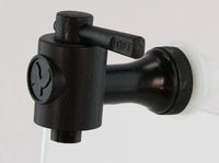 Replacement Black Plastic Bib Tap – For Gravity Drinking Water Systems Compatible with Wrekin Water, Berkey, Berkefeld & Big Berkey Units